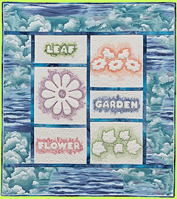 Quilt BELLA GARDEN by Melody Crust