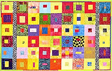Quilt GAUDY BLOOM by Melody Crust
