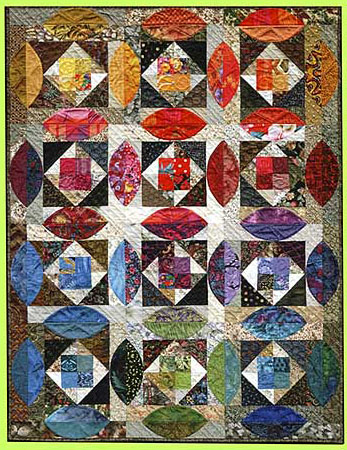 Art quilt GRACIELA by Melody Crust