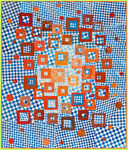 Art Quilt HYPNOTIC by Melody Crust