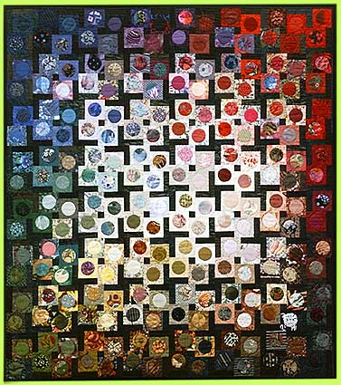 Art quilt MAH JONGG by Melody Crust