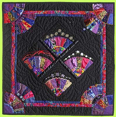 Art Quilt NEW YEARS EVE by Meldoy Crust