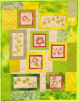 Quilt SWEET POTATO VINE by Melody Crust